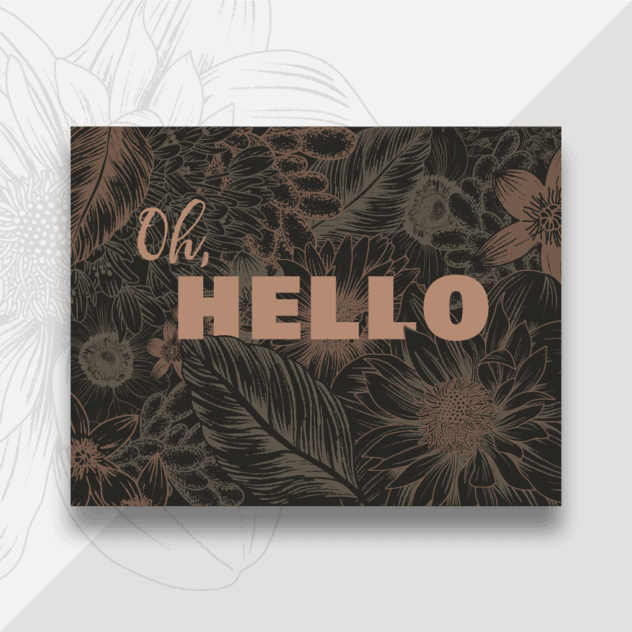 Foster The Love Notecard - Oh, Hello botanical notecard