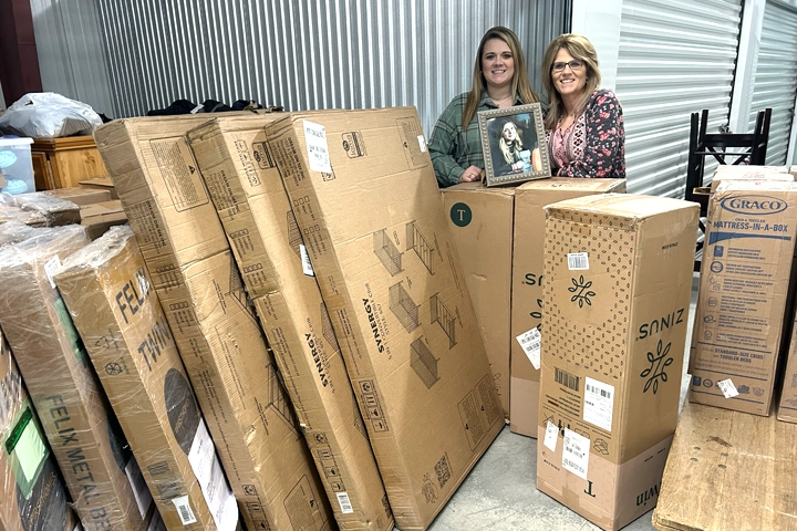 Firm Foundations mattress donations from local family